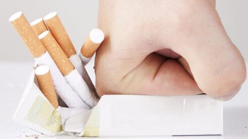 Pēkšņa smēķēšanas pārtraukšana, izraisot traucējumus organisma darbībā
